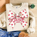 Christian Valentines Tshirt Sweatshirt, Loved John 3:16 Shirt, Valentines Day, Bible Verse, Checkered Varsity, Unisex Sweater Pullover Tee