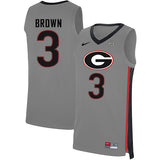 Christian Brown 3 V Collar Gray