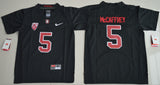 Christian McCaffrey 5 Youth Lights Out College Football Jersey