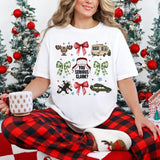 Christmas Coquette Bow Sweatshirt,  You serious clark Sweatshirt, Christmas Bow Shirt, Retro Christmas Cotton Crewneck