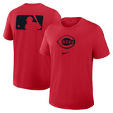 Cincinnati Reds Red Early Work Tri-Blend Dri-FIT T-Shirt