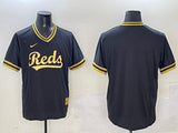 Cincinnati Reds Reds Black Gold Adult Style 2