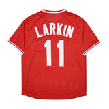 Cincinnati Reds #11 Barry Larkin Style 1