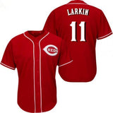 Cincinnati Reds #11 Barry Larkin Style 7