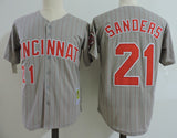 Cincinnati Reds #21 Deion Sanders Style 3