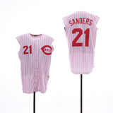 Cincinnati Reds #21 Deion Sanders Style 6