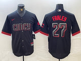 Cincinnati Reds #27 Jake Fraley Reds City Adult Style 5