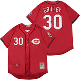 Cincinnati Reds #30 Ken Griffey Jr Reds 30 Red 2005 Retro