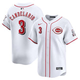 Cincinnati Reds #3 Jeimer Candelario Home Limited Player Jersey - White