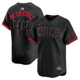 Cincinnati Reds #44 Elly De La Cruz City Connect Limited Jersey - Black