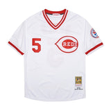 Cincinnati Reds #5 Johnny Bench Style 2 Baseball Jersey
