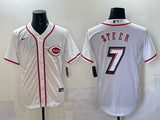 Cincinnati Reds #7 Spencer Steer Reds Special Edition Style 1