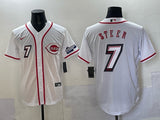 Cincinnati Reds #7 Spencer Steer Reds Special Edition Style 2