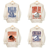 Classic Sand Football Sweatshirt - Unisex Crewneck for Sports Fans