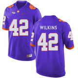 Clemson Tigers WILKINS 42 Purple