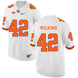 Clemson Tigers WILKINS 42 White