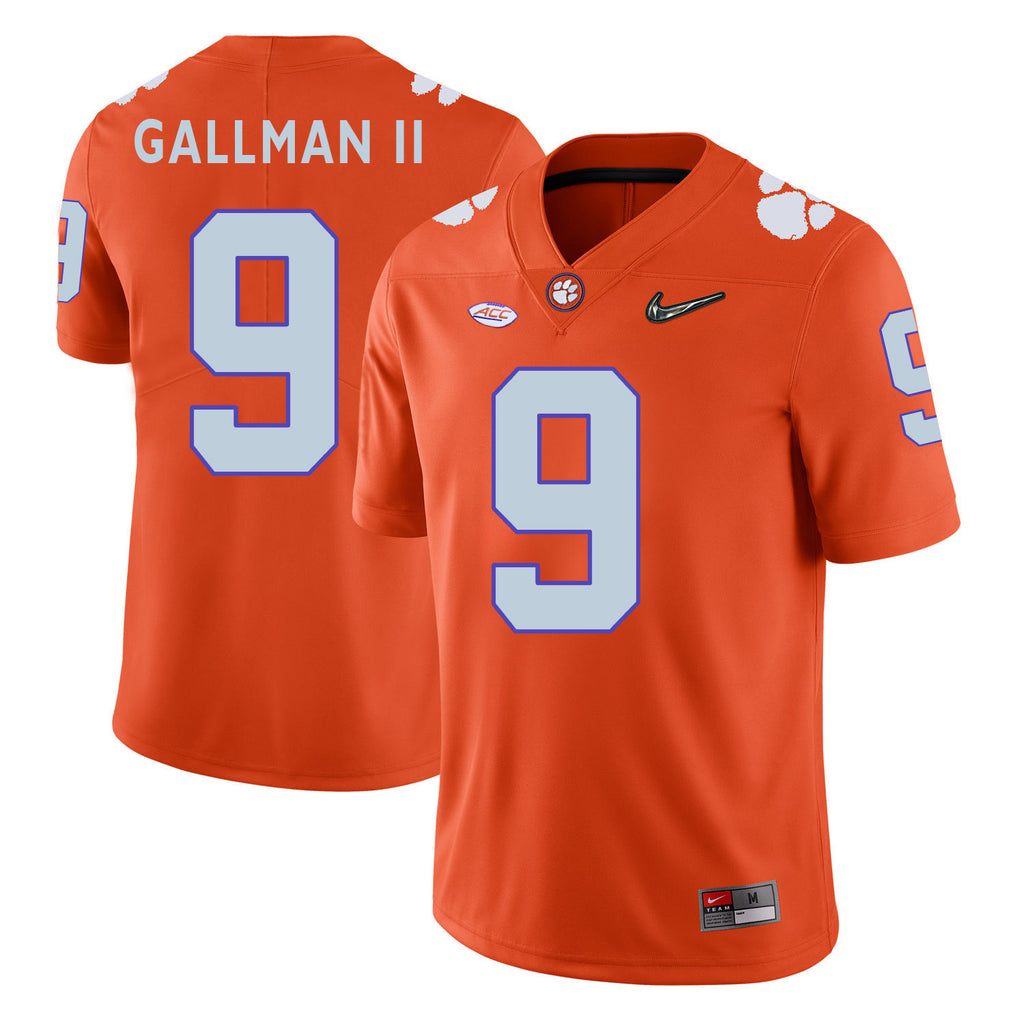 Clemson Tigers Wayne Gallman II 9 Diamond Edition Orange