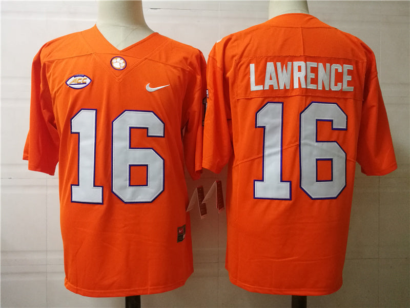 Clemson Tigers #16 Trevor Lawrence Tigers Style 1