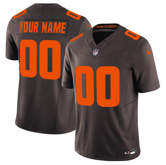 Cleveland Browns Active Player Custom Brown 2025 F.U.S.E. Alpha Dawg Limited