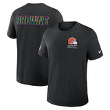 Cleveland Browns Black 2025 Crucial Catch Tri-Blend Dri-FIT T-Shirt