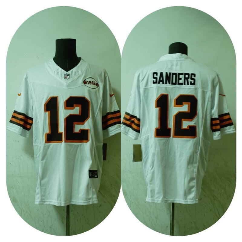 Cleveland Browns #12 Shedeur Sanders 3 Edition Style 1
