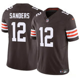 Cleveland Browns #12 Shedeur Sanders Brown 2025 Draft F.U.S.E. Vapor Limited