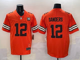 Cleveland Browns #12 Shedeur Sanders Retro V3 Style 6