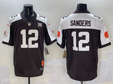 Cleveland Browns #12 Shedeur Sanders Retro V3 Style 7