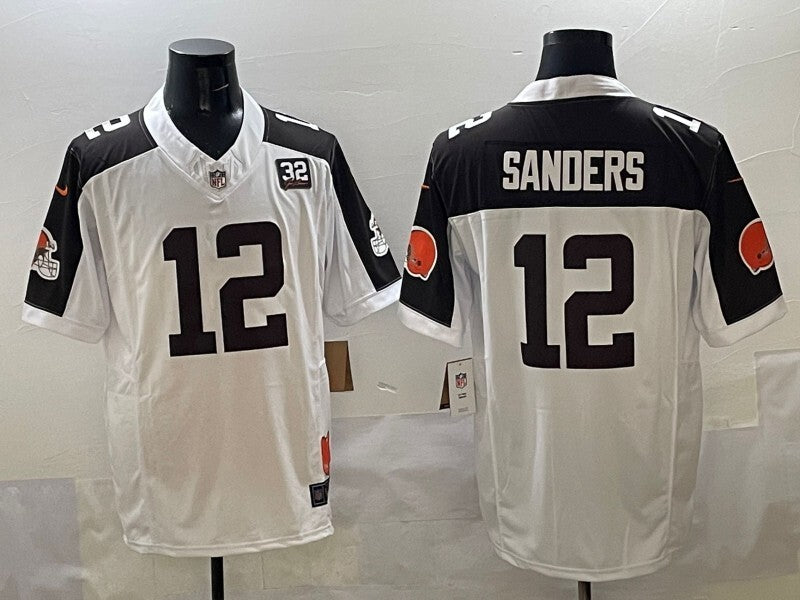 Cleveland Browns #12 Shedeur Sanders V3 Style 1