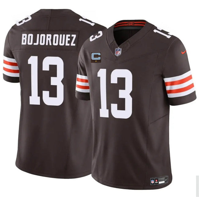 Cleveland Browns #13 Corey Bojorquez Brown 2025 F.U.S.E. With 1-Star C Patch