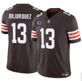 Cleveland Browns #13 Corey Bojorquez Brown 2025 F.U.S.E. With 1-Star C Patch