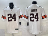 Cleveland Browns #24 Nick Chubb Retro Adult Style 1