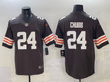 Cleveland Browns #24 Nick Chubb Retro Adult Style 2