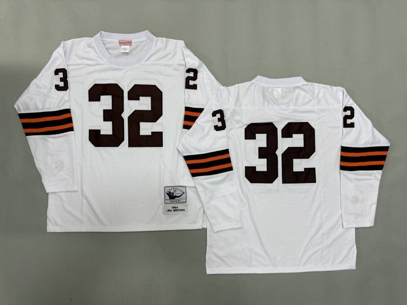 Cleveland Browns #32 Jim Brown Cleveland Browns Style 1