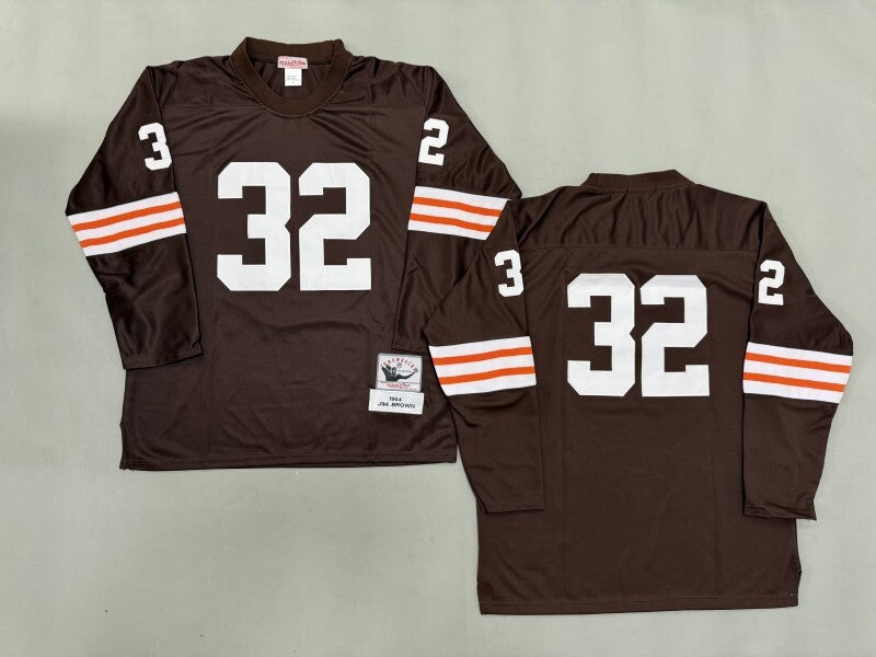 Cleveland Browns #32 Jim Brown Cleveland Browns Style 2