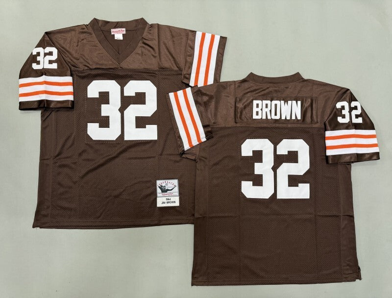 Cleveland Browns #32 Jim Brown Cleveland Browns Style 3