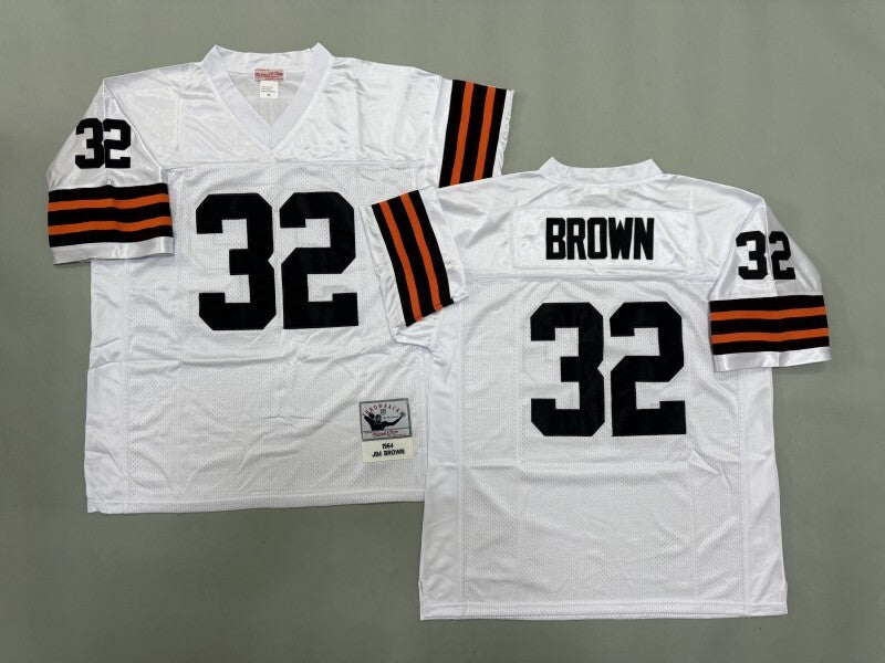 Cleveland Browns #32 Jim Brown Cleveland Browns Style 4
