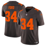 Cleveland Browns #34 Jerome Ford Brown 2025 F.U.S.E. Alpha Dawg Limited