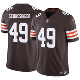 Cleveland Browns #49 Carson Schwesinger Brown 2025 Draft F.U.S.E. Vapor Limited