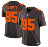 Cleveland Browns #95 Myles Garrett Brown 2025 F.U.S.E. Alpha Dawg Limited