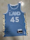Cleveland Cavaliers #45 Donovan Mitchell 25 Cavaliers City Light Blue Style 2