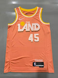Cleveland Cavaliers #45 Donovan Mitchell 26 Season Cavaliers Team City Style 2