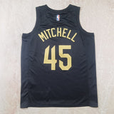 Cleveland Cavaliers #45 Donovan Mitchell Hot Press Cavaliers Style 1