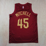 Cleveland Cavaliers #45 Donovan Mitchell Hot Press Cavaliers Style 3