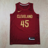 Cleveland Cavaliers #45 Donovan Mitchell Hot Press Cavaliers Style 4