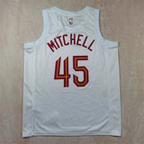 Cleveland Cavaliers #45 Donovan Mitchell Hot Press Cavaliers Style 5