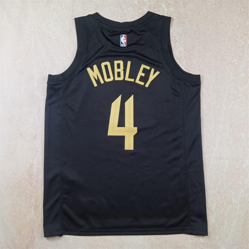 Cleveland Cavaliers #4 Mobley Hot Press Cavaliers Style 1