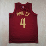 Cleveland Cavaliers #4 Mobley Hot Press Cavaliers Style 3