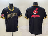 Cleveland Guardians Indians Black Gold Adult Style 1