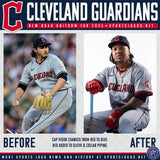 Cleveland Guardians new-road-uniform